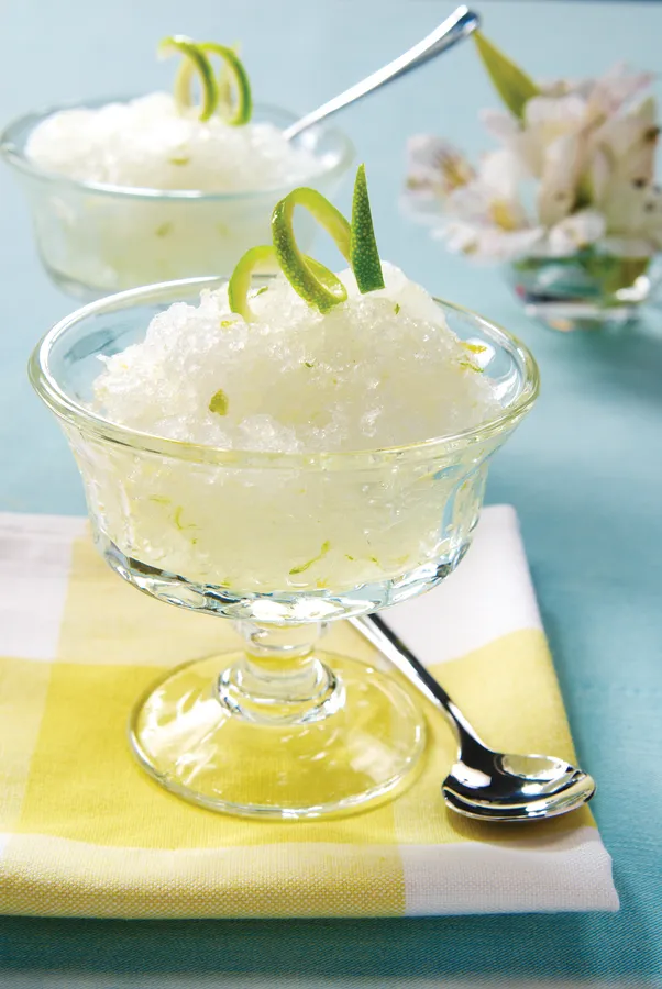 Stockfood: Limetten-Granita